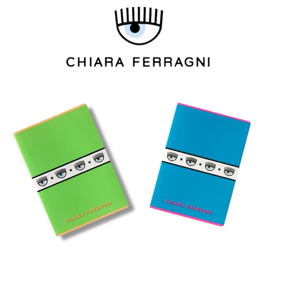 New authentic Chiara fergani a5 square notebook 2 colours available